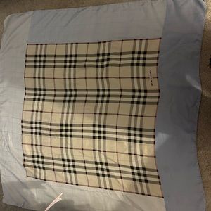 Classic Burberry silk scarf